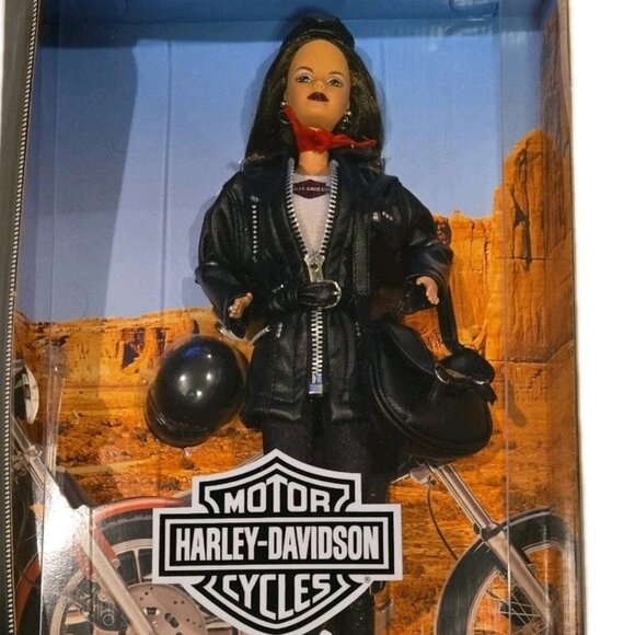 *RARE* 1998 Mattel Harley Davidson Barbie #3 Collector Edition #22256 Mint NRFB - Picture 2 of 5